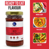 Thai Red Curry Paste 4 Oz Pack of 2 | Vegan, Gluten Free, Nut Free | Elevate your dishes with Authentic Spices | Eastern Blue Thai Curry Paste | 125
