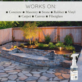 Hardscape BSC Headstone Cleaner for Grave Cleaning - Ideal for Cleaning Headstones, Tombstones, and Memorials - by MB Stone Care (QUART SPRAY) (2)