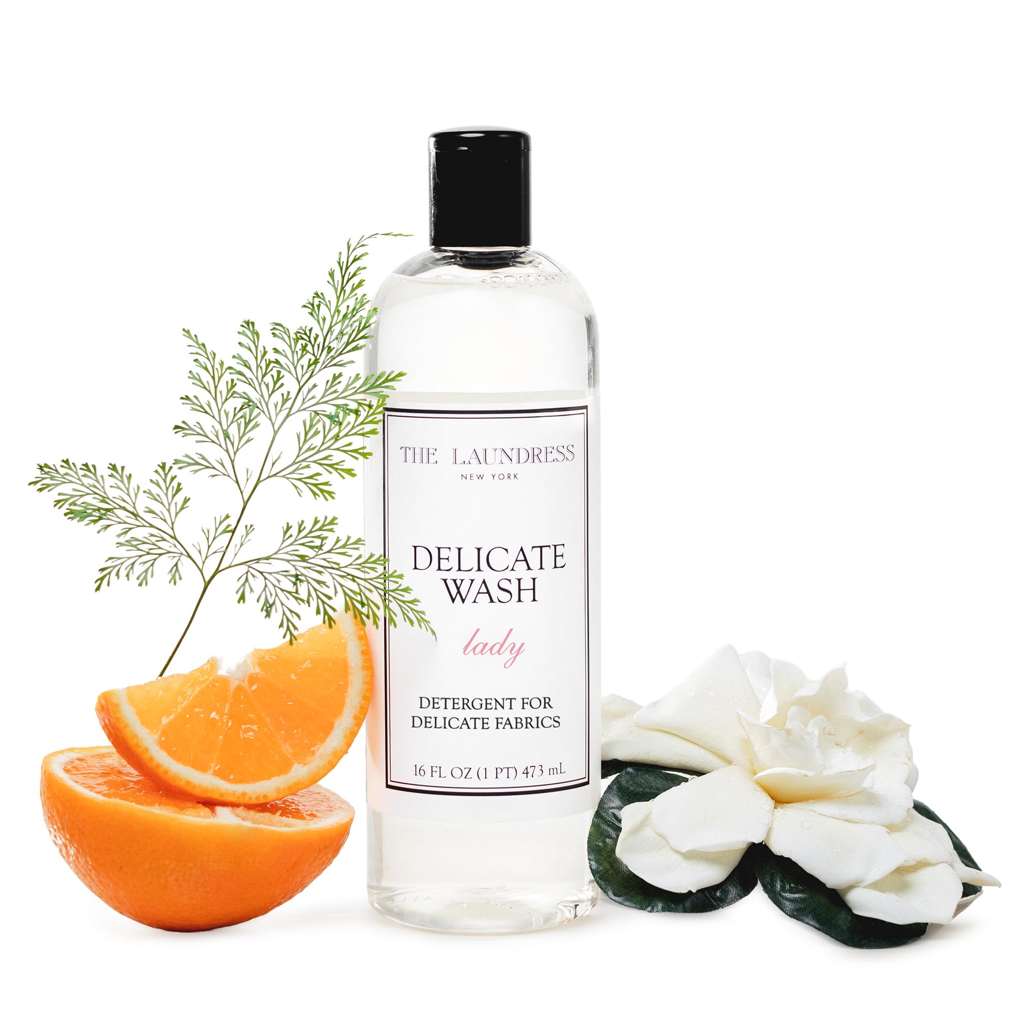 The Laundress Delicate Wash Luxury Liquid Laundry Detergent, 31 Loads, Concentrated Washing Detergent, Lady Scent, Enzyme-Free Hand or Machine Wash