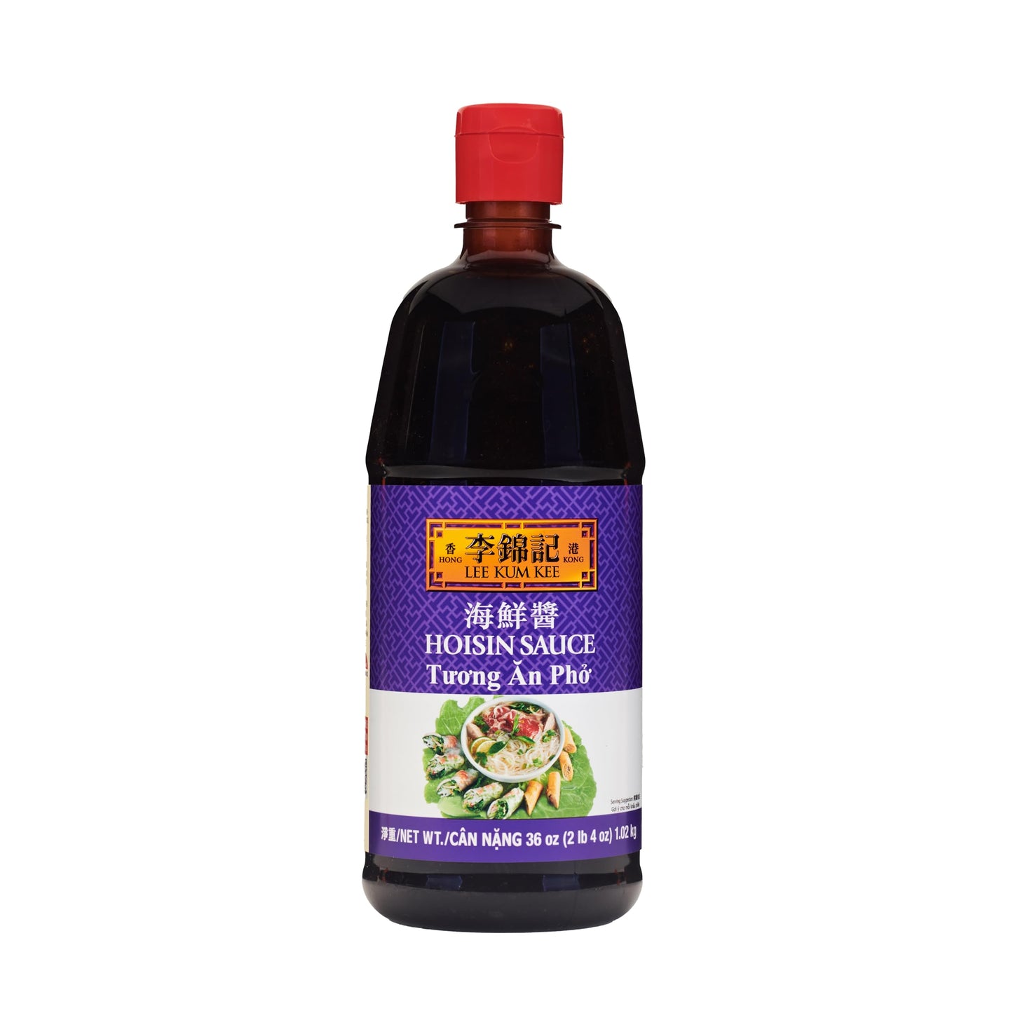 Lee Kum Kee Hoisin Sauce (36 oz - 1 Pack), Sweet & Savory, Ideal for Marinades, BBQ Sauce, Dips, Stir-Frying, Pizza, Peking Duck, and Soup Noodles