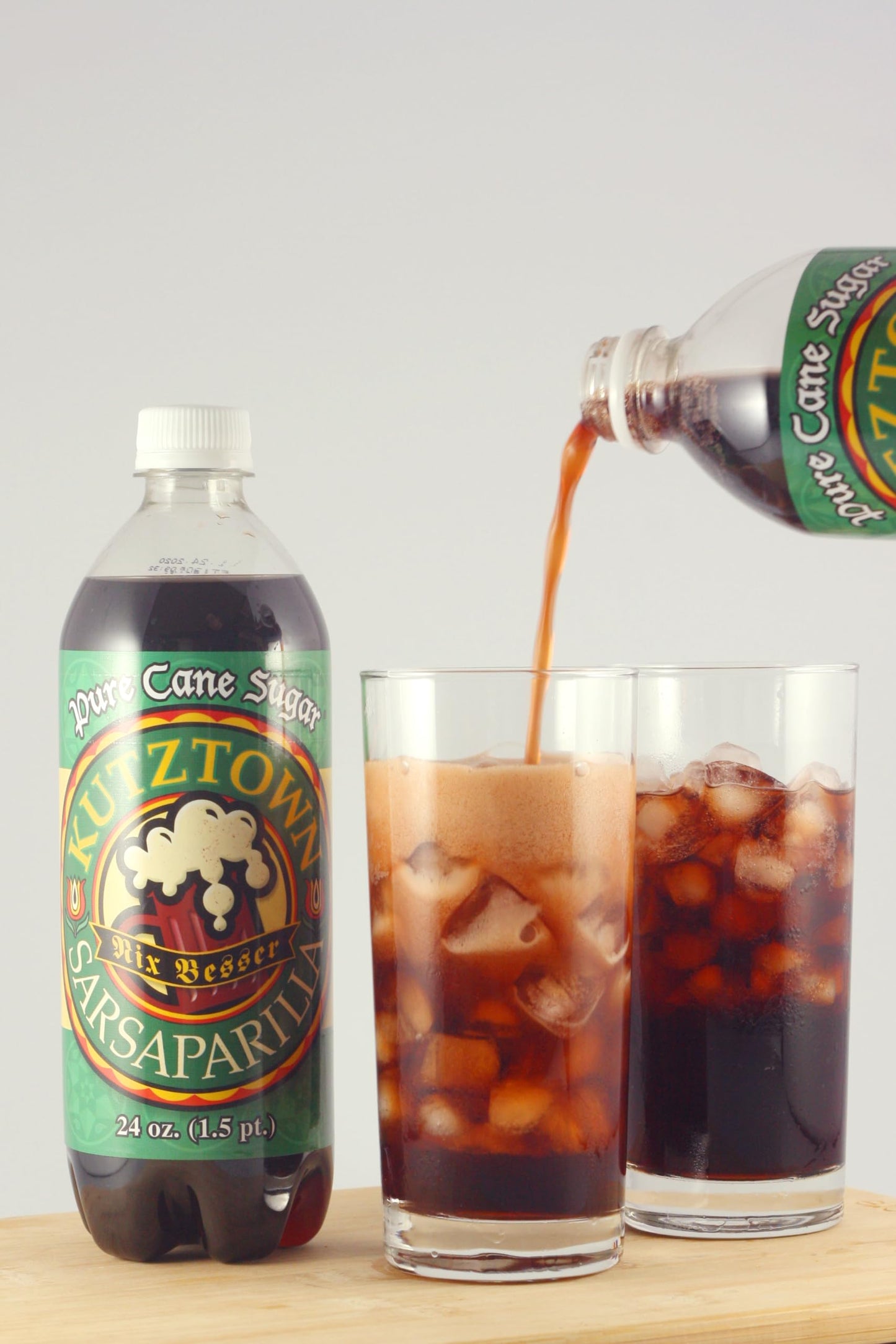 Kutztown "Nix Besser" Sarsaparilla Soda, 24 Oz. Bottles (Pack of 4)
