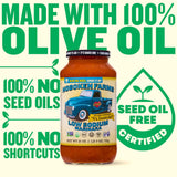 Hoboken Farms Low Sodium Marinara Sauce - Keto Certified, Low Sodium, No Sugar Added, Non GMO Project Verified, Plant Based, and Paleo Friendly (25 Fl