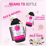 Flor Maya Vanilla Extract - Premium Aged Blend Made with Mexican Vanilla Beans | Gourmet Vanilla Bean Extract for Baking, Cooking & Desserts | Gluten