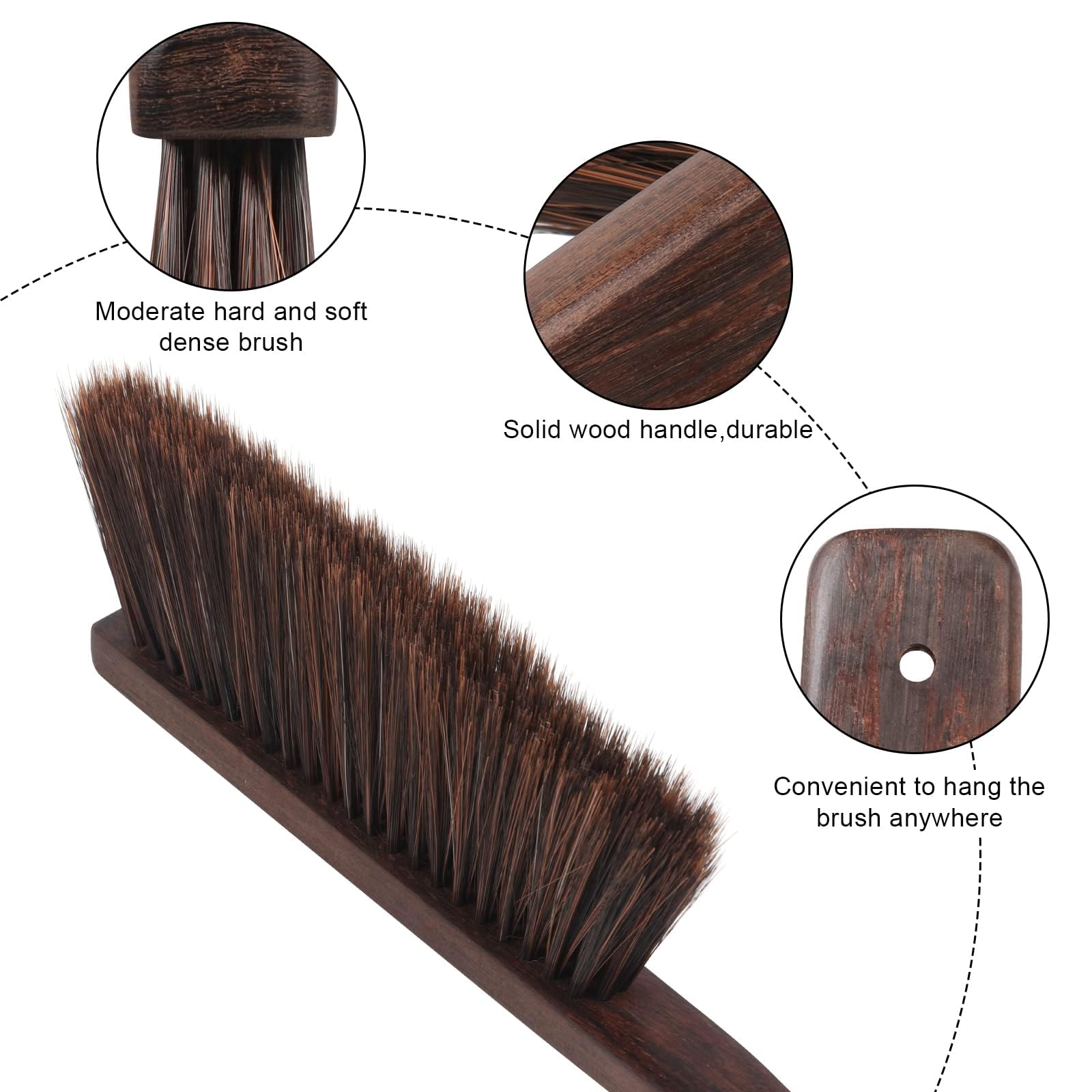 Dust Pan and Brush Set-Handheld Angled DustPan and Hand Broom Set, Large dust pan with handle,Heavy Duty Metal Dustpan and Brush Set Home For Small