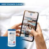 SONO Disinfecting Wipes - Alcohol-Free, No Bleach, Medical-Grade I Multi-Surface Cleaning for Home, School, Office, Hospital, Gym I Gentle on
