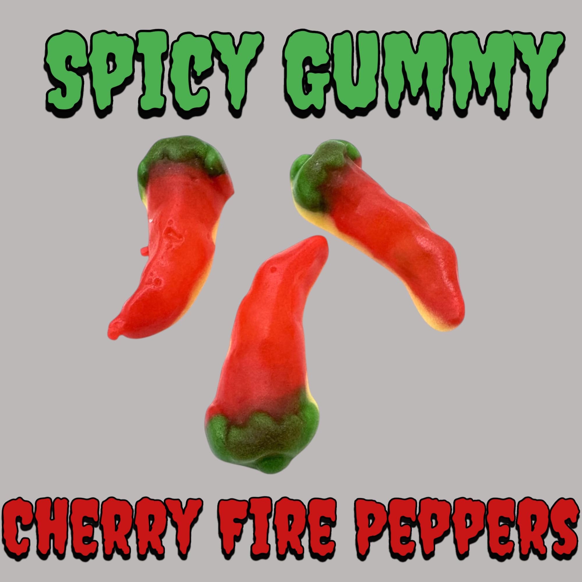 Spicy Fire Peppers Candy Gummies - 1.5 ibs Experience the Heat with These Spicy Fruit Delights-Gummy Shaped Red Hot Chili Peppers(24 oz)