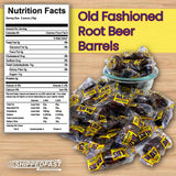 Root Beer Barrels Candy, 1lb Bulk Bag, Approximately 50 Pieces, Old Fashioned Hard Candy, Individually Wrapped Candies, 16oz