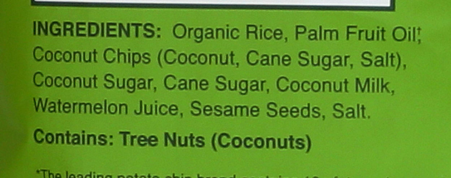 Dang Sticky Rice Chips, Coconut Crunch, 3.5 oz (1 Count), Gluten Free Rice Crisps