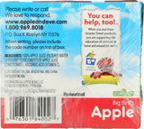 Apple & Eve 100% Apple Juice No Sugar Added 4.23 Oz. Pack Of 6.6