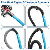 Dryer Vent Cleaner Kit,Lint Trap Cleaning Tool with Vacuum Hose Attachment for Washer Dryer-Includes Dryer Lint Brush,Vent Cleaning Hose,and Air