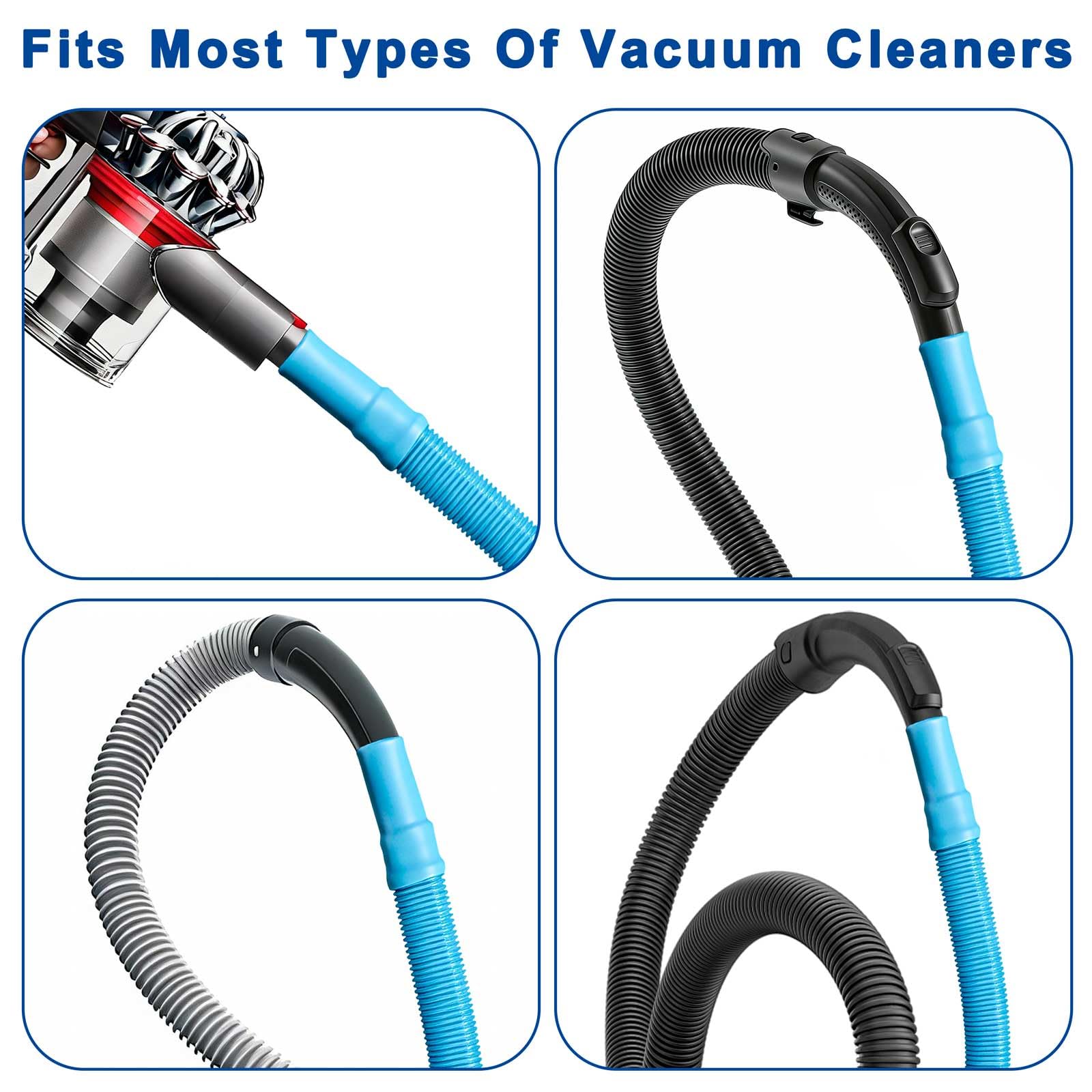 Dryer Vent Cleaner Kit,Lint Trap Cleaning Tool with Vacuum Hose Attachment for Washer Dryer-Includes Dryer Lint Brush,Vent Cleaning Hose,and Air