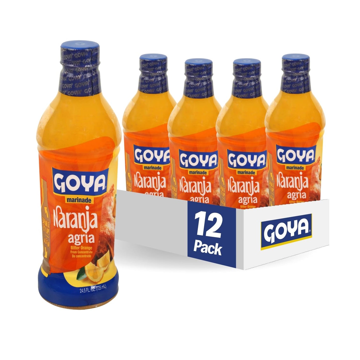 Goya Foods Bitter Orange Marinade, 24.5 Fl Oz (Pack of 12)