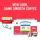 Cameron's Coffee Single Serve Pods, Flavored, Vanilla Hazelnut, 12 Count (Pack of 1)