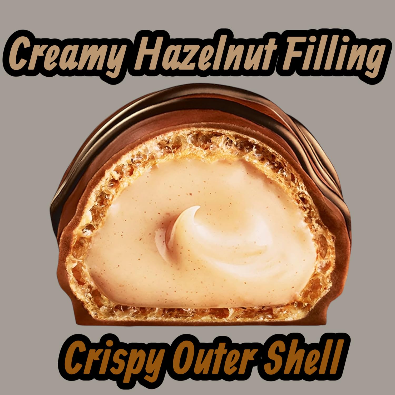 Mini Chocolate Bites with Crispy Wafer and Hazelnut Cream-1 lb Individually Wrapped Bite-sized Chocolate Bars-Perfect for Snacks, Baking