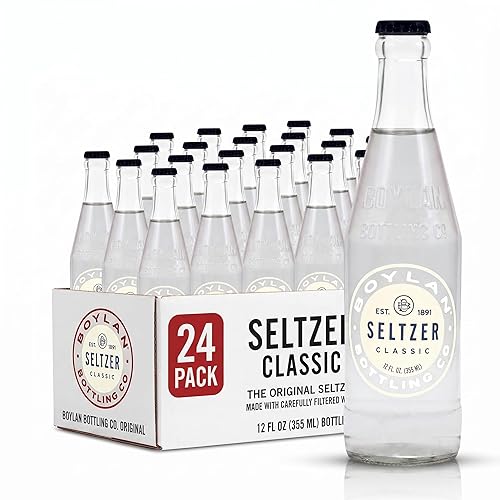 Boylan Bottling Co Pure Seltzer, 12 Ounce -- 24 per case.