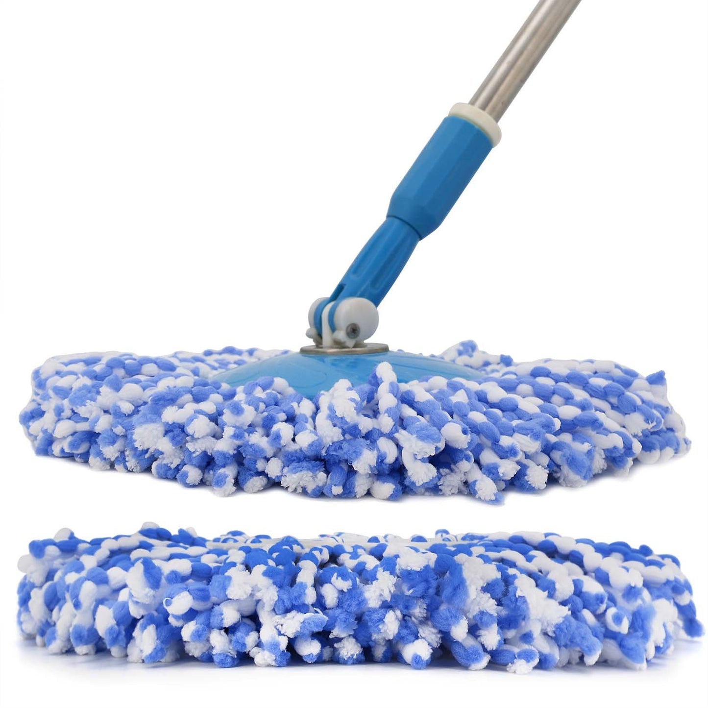 3 Pack Spin Mop Replacement Head for Hurrica, Mopnad, Casabel, Microfiber Spin Mop Refills