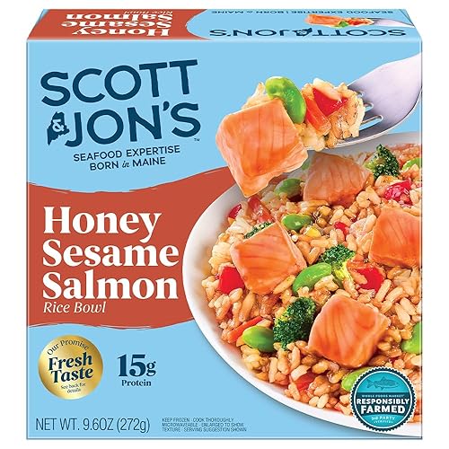 Scott & Jons Honey Sesame Atlantic Salmon Bowl, 9.6 OZ