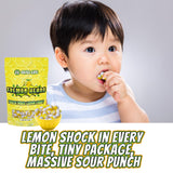 Fremon Heads Freeze Dried Lemon Fruit Candy from TikTok, ASMR Crunchy Candy, Sweet and Sour Kids Snacks, Unique Novelty Snack for Kids 4OZ