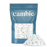 Cambie Jordan Almonds | Bright White Candy Almond | Premium Roasted Almonds with a Sweet Sugar Coating | For Weddings, Parties and Holidays (1 lb)
