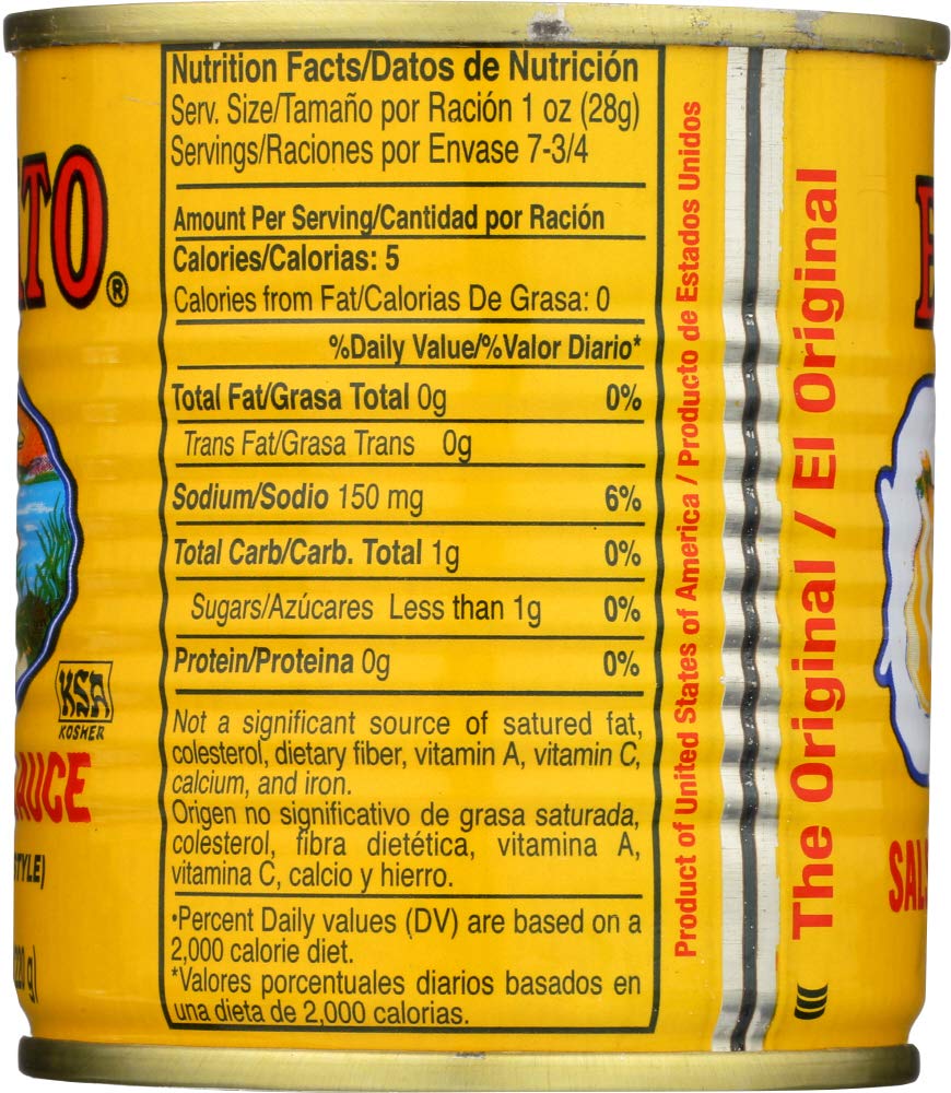 El Pato Sauce Hot Tomato 7.75 Oz