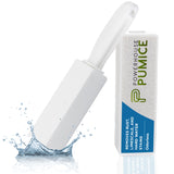 Powerstone Pumice Stone Toilet Bowl Cleaner with Handle (1-pack) - A Solution for Hard Water Stains on Toilets, Grills, Tiles, Grout & Pools