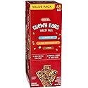 H-E-B Chewy Bars Variety Value Pack, Granola, Breakfast bars, Snacks, Smores, Chocolate chip, Smores, Peanut Butter Chocolate Chip (48 Bars)
