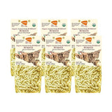 Terre e Tradizioni 6 PACKS ORGANIC ITALIAN SEMI WHOLE DURUM WHEAT BUSIATE PASTA - Sicilian Ancient Grain Vegan Crafted in Italy. LOW-GLUTEN INDEX. Has