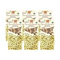 Terre e Tradizioni 6 PACKS ORGANIC ITALIAN SEMI WHOLE DURUM WHEAT BUSIATE PASTA - Sicilian Ancient Grain Vegan Crafted in Italy. LOW-GLUTEN INDEX. Has