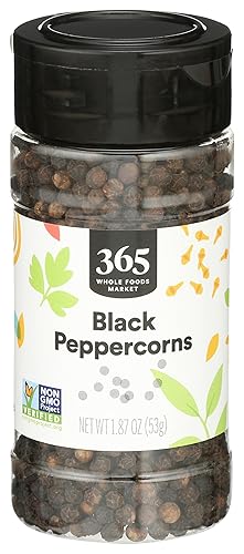 365 by Whole Foods Market, Whole Black Peppercorns, 1.87 Ounce
