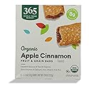365 by Whole Foods Market, Organic Apple Cereal Bar 6 Count, 7.8 Ounce