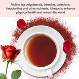 Taiping HK Rose Instant Black Tea Powder Classic-100% Tea Leaves 30 Single Serve Stick Packs Unsweetened No Additives On-the-Go for Travel, Work