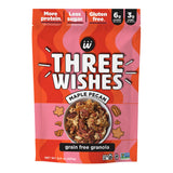 Three Wishes Granola, Maple Pecan (8-Pack) - Gluten Free Granola, 6g Protein & 3g Sugar Healthy Breakfast & On-the-Go Snack - Vegan, Kosher