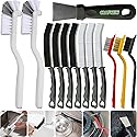 13Pcs Crevice Cleaning Brush Set, Cleaning Brush Tools, Hard Bristle Gap Household Cleaning Products Suitable for Toilets, Kitchens, bathrooms, Cups