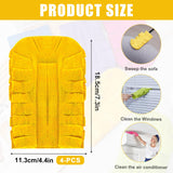Pjsrsdaee 2026 New 360° Electrostatic Duster Refills, Washable Reusable Microfiber Fleece Pads for Home & Pet Hair Blinds, Car, Furniture, Fans