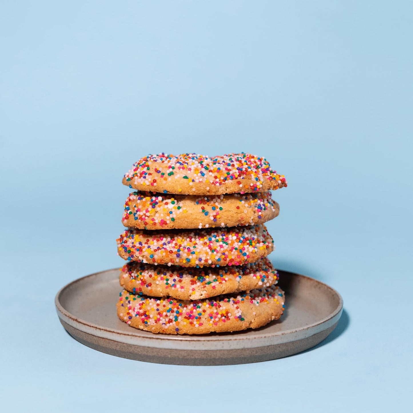 The Cravory: Birthday Cake Cookies - 24 cookies, 2.0 oz. each - Individually Wrapped - Gourmet - Baked Fresh - Dessert, Snack or Baked Goods