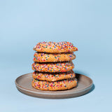 The Cravory: Birthday Cake Cookies - 24 cookies, 2.0 oz. each - Individually Wrapped - Gourmet - Baked Fresh - Dessert, Snack or Baked Goods