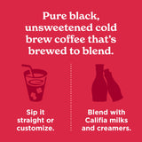 Califia Farms -Unsweetened Cold Brew Coffee | 32 Oz | Dairy Free | Gluten Free | Plant Based | Non-GMO