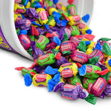 Tootsie Roll Dubble Bubble Gum - 300 Count Resealable Tub of Individually Wrapped Fruit and Bubble Gum - Original, Watermelon, Apple and Grape Flavors