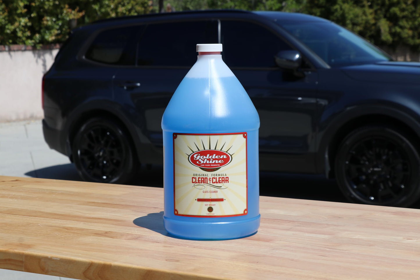 GOLDEN SHINE Clean & Clear Glass Cleaner, 1 Gallon 49128