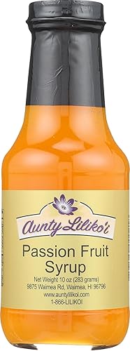 Aunty Lilikoi Passion Fruit Syrup, 10 OZ
