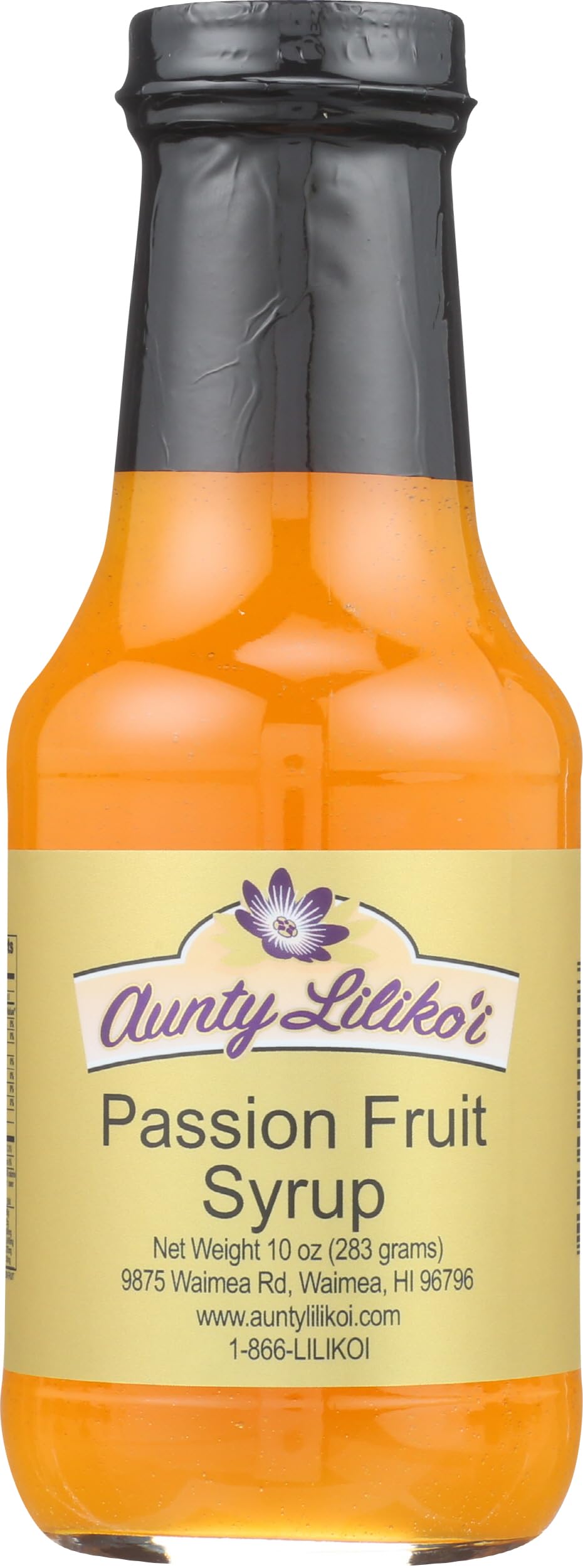 Aunty Lilikoi Passion Fruit Syrup, 10 OZ