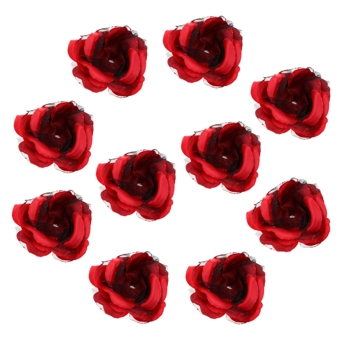 OHPHCALL 10Pcs Rose Petal Candy Wrappers Chocolate Packaging for Weddings Parties Elegant Random Color Design for Birthdays Celebrations