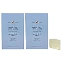 Bath & Body Works Sundrenched Linen Fabric Care Dryer Sheets - 2 Boxes (80 Sheets Total) - with a Natural Oats Sample Soap