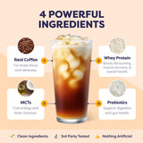 Javvy Protein Coffee Powder - Whey Protein Powder with Arabica Coffee, Zero Artificial Flavors & Sweeteners, 80 mg Caffeine, No Added Sugar, 20
