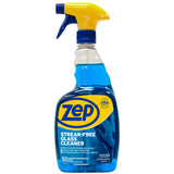 Zep All-Purpose Cleaner 32 oz (1 Unit) and Zep Streak-Free Glass Cleaner 32 oz (1 Unit) ECBD050 - All-Purpose Surface Cleaner and Streak-Free Glass