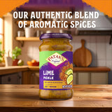 Patak’s Medium Lime Pickle - Authentic Indian Pickle Relish w/Lime Dices, Mustard Seeds & Aromatic Spices - Perfect for Sandwiches, Curries & Cold
