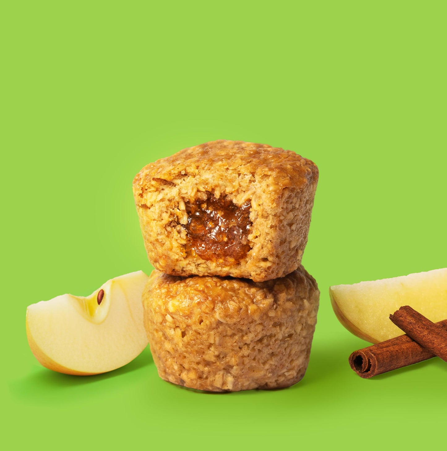 Bobo's Stuff'd Apple Pie Oat Bites, Simple Ingredients, Whole Grain Oats, Plant Based, Non-GMO, Gluten Free Breakfast Bars, Healthy Snacks for Adults