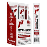1st Phorm Meat Sticks, Seasoned BBQ Protein Snacks, 18g Protein Per Serving, Pork & Beef Sticks, Healthy Snacks On The Go, Gluten Free, Low Carb, Low