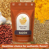 Healthy Rican Sofrito Sazon Adobo Spices in a Resealable Pouch Clean Seasoning Mixes No MSG Preservatives Artificial Flavors No Red 40 Food Coloring