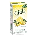 True Lemon 100ct (Pack of 1) - Water Enhancer - Bulk Dispenser - 0 Calorie Drink Mix Packets For Water - Sugar Free Lemon Flavoring Powder Packets